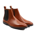 Artigio-01002 - Men's Tan Calf Leather Chelsea Boot