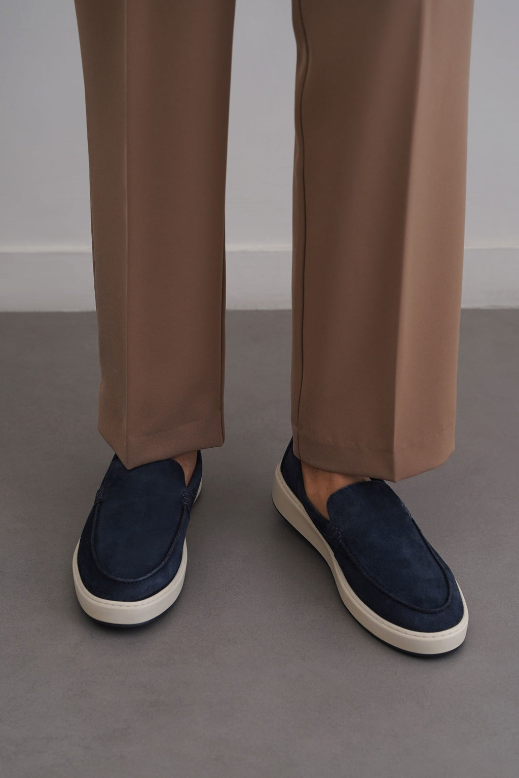 Artigio-02001-SUEDE LEATHER LOAFERS