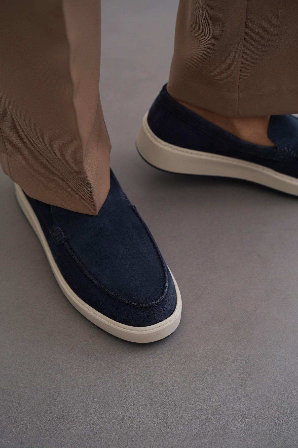 Artigio-02001-SUEDE LEATHER LOAFERS