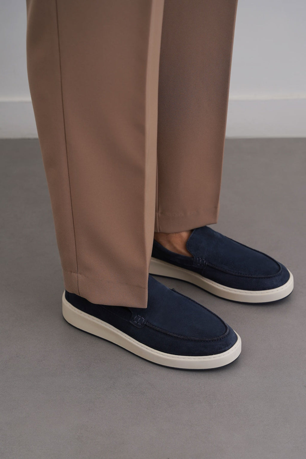 Artigio-02001-SUEDE LEATHER LOAFERS