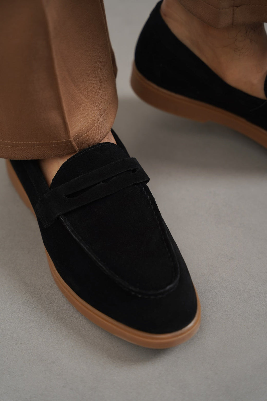 Artigio-02006-SUEDE LEATHER LOAFERS