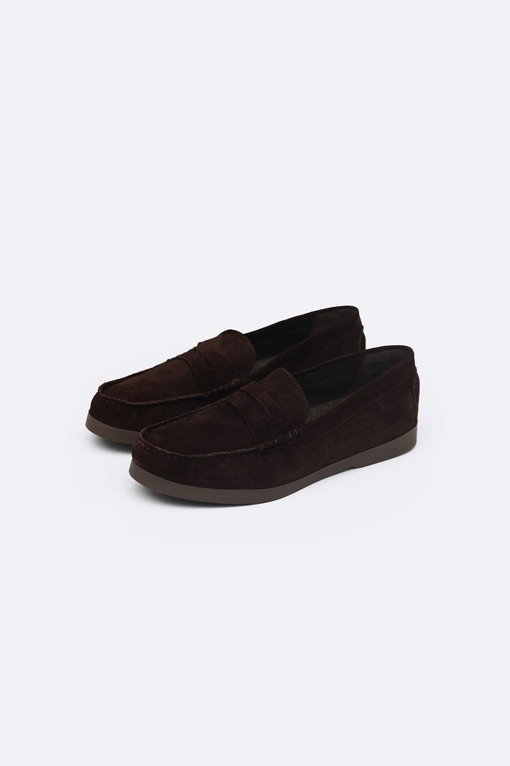 Artigio-02007-GOAT SUEDE LEATHER LOAFERS