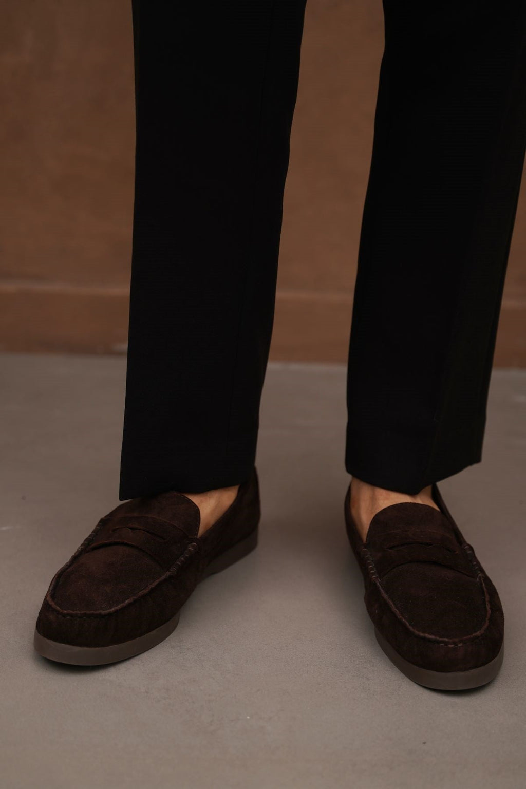 Artigio-02007-GOAT SUEDE LEATHER LOAFERS