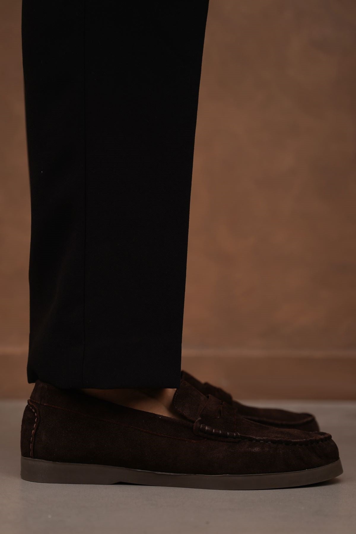 Artigio-02007-GOAT SUEDE LEATHER LOAFERS