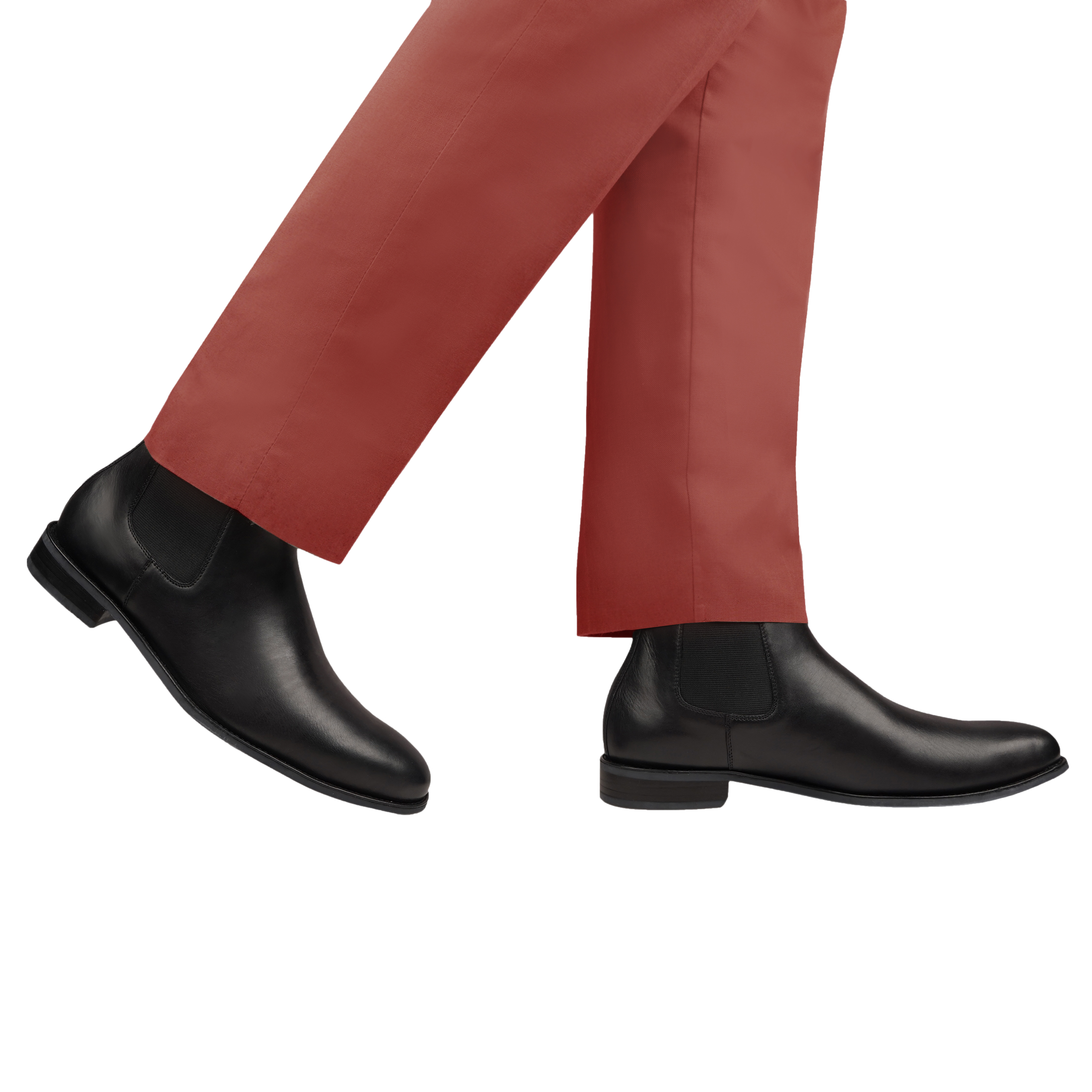 Artigio -01003- Men's Black Calf Leather Chelsea Boot