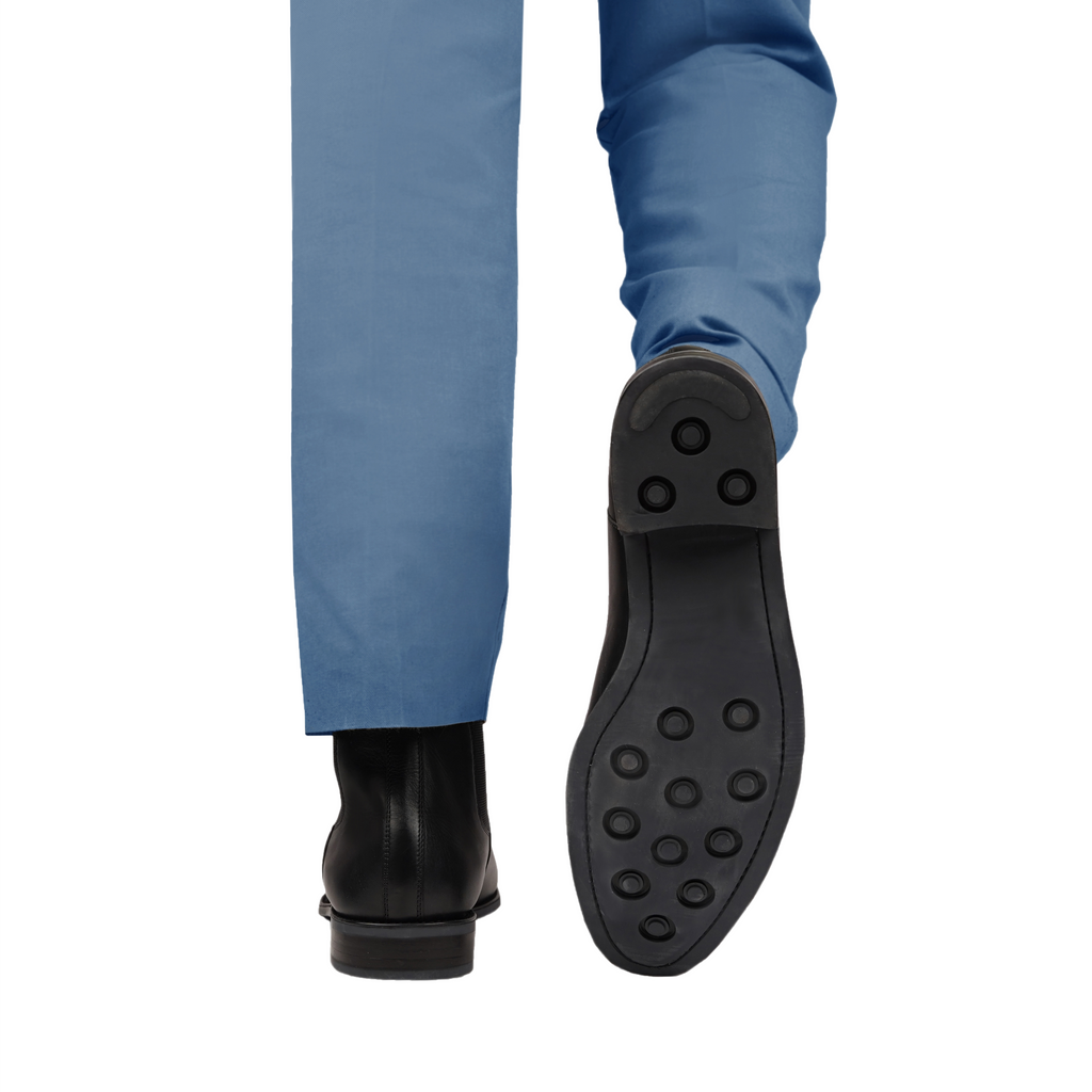 Artigio -01003- Men's Black Calf Leather Chelsea Boot